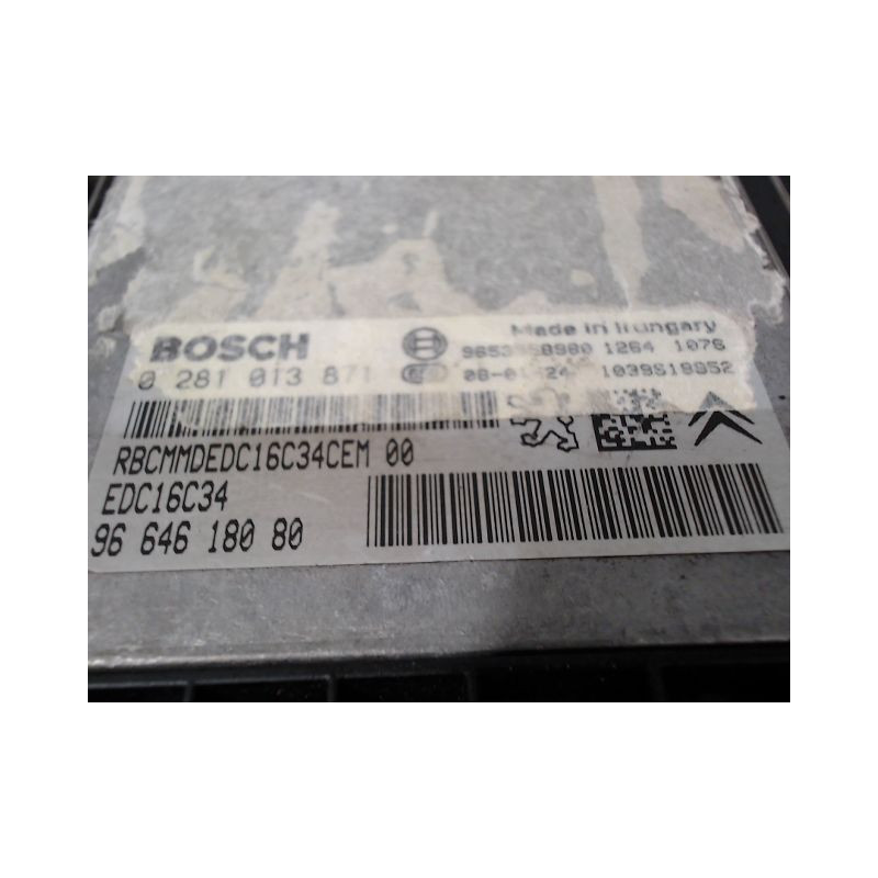 CALCULATEUR MOTEUR CITROEN C4 I Phase 1 2004-2008