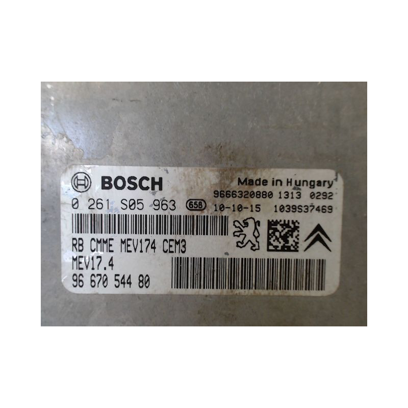 CALCULATEUR MOTEUR CITROEN DS3 Phase 1 (A55) 2009-2014