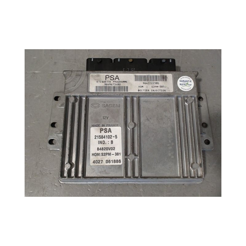 CALCULATEUR MOTEUR CITROEN C3 I Phase 1 2002-2005