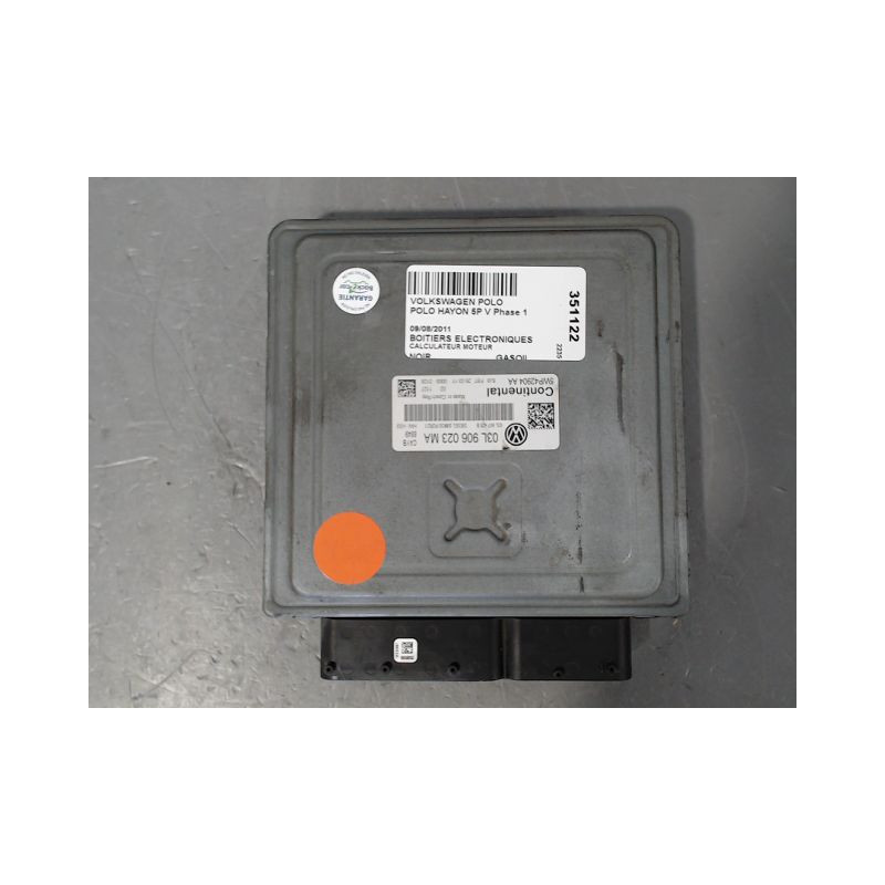 CALCULATEUR MOTEUR VOLKSWAGEN POLO V Phase 1 2009-...