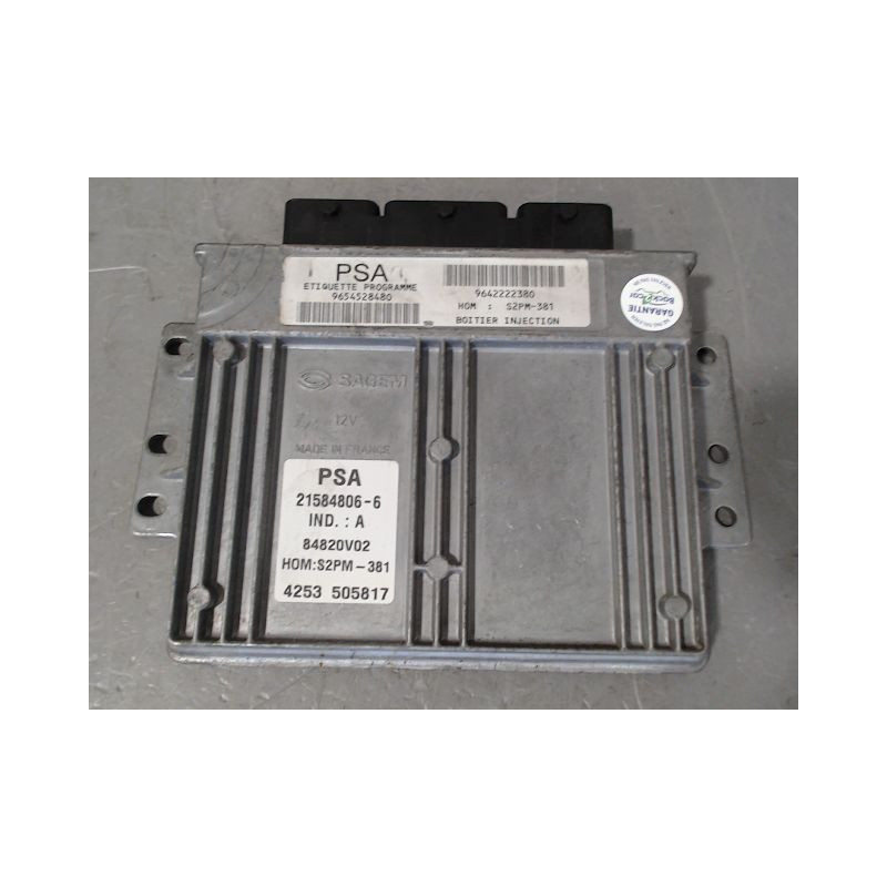 CALCULATEUR MOTEUR CITROEN C3 I Phase 1 2002-2005
