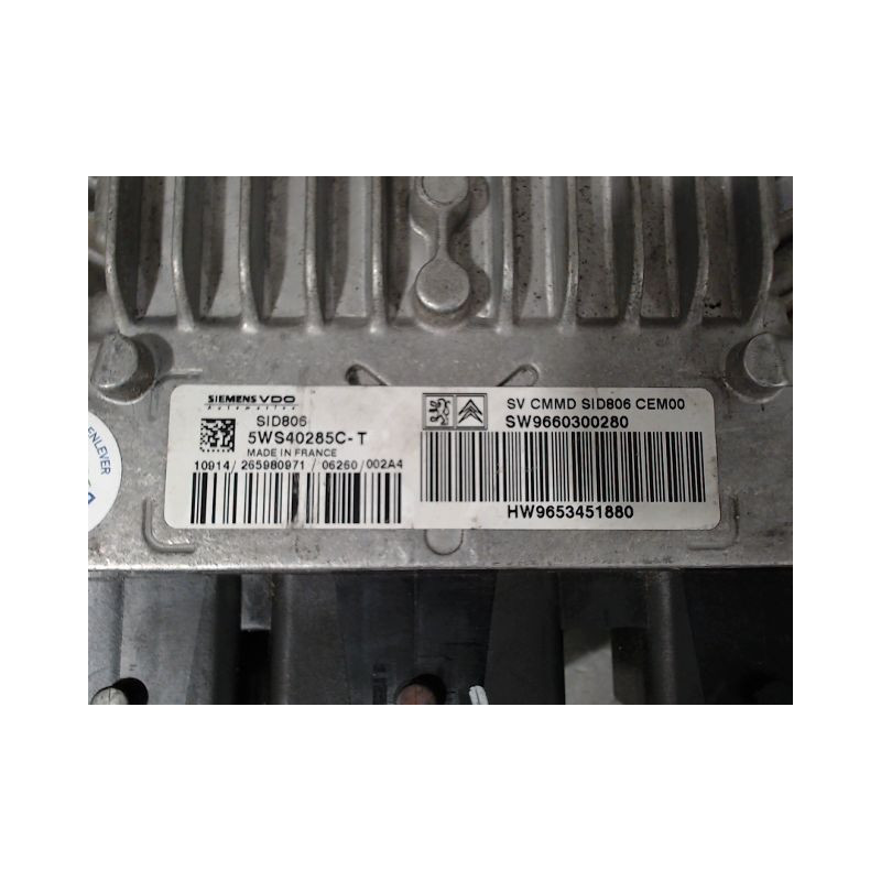 CALCULATEUR MOTEUR CITROEN C3 I Phase 2 2005-2010