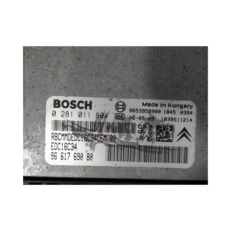 CALCULATEUR MOTEUR CITROEN C3 I Phase 2 2005-2010