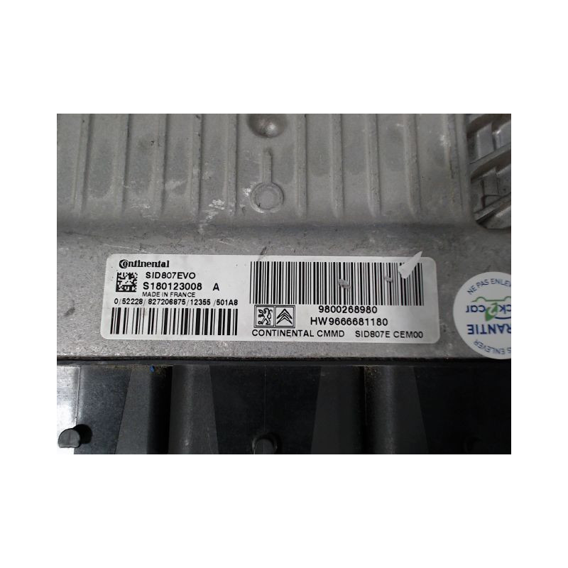 CALCULATEUR MOTEUR CITROEN C4 PICASSO MONOSP. I 2007-2013