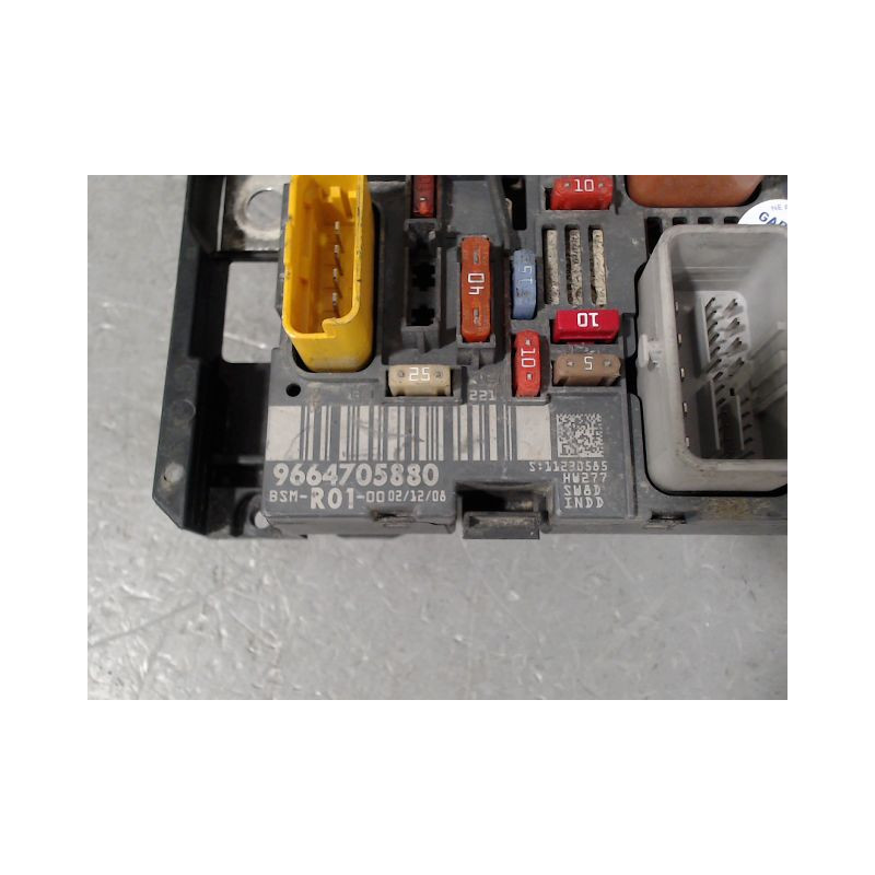 BOITE A FUSIBLES CITROEN C4 PICASSO MONOSP. I 2007-2013