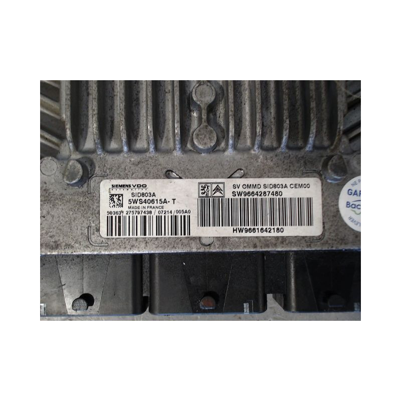 CALCULATEUR MOTEUR CITROEN C4 PICASSO MONOSP. I 2007-2013