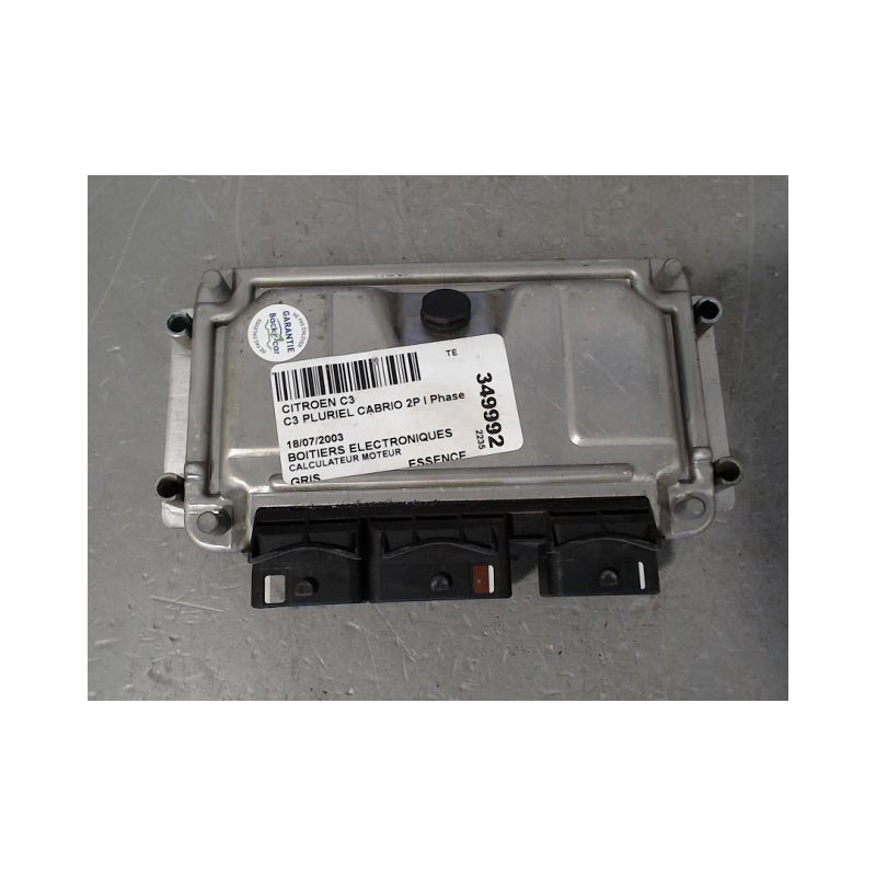 CALCULATEUR MOTEUR CITROEN C3 PLURIEL CABRIO 2P I Phase 1 2003-2008