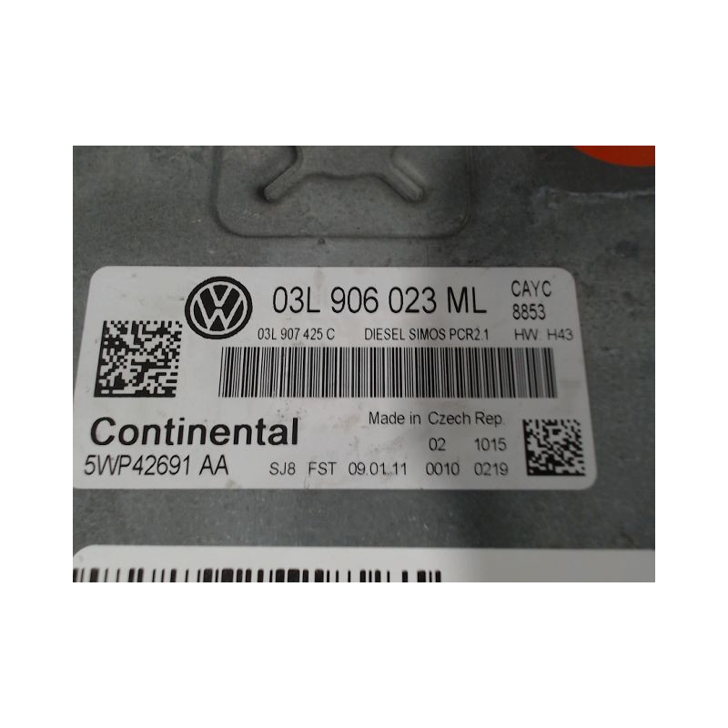 CALCULATEUR MOTEUR VOLKSWAGEN GOLF VI (1K) 2008-2013