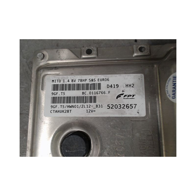 CALCULATEUR MOTEUR ALFA ROMEO MI.TO 2008-...
