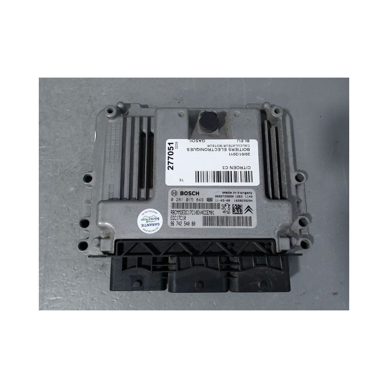 CALCULATEUR MOTEUR CITROEN C3
