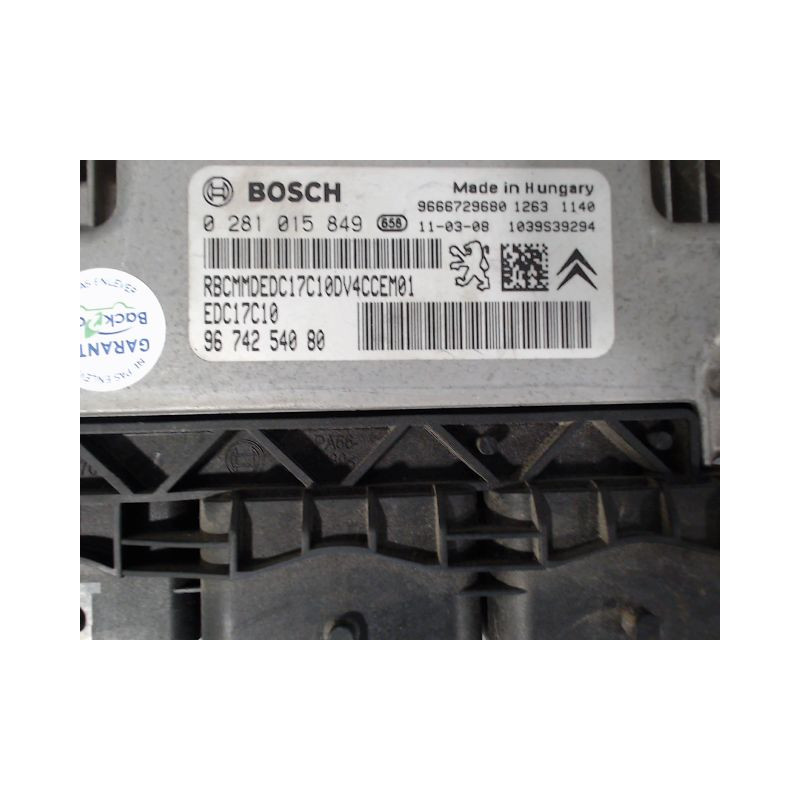 CALCULATEUR MOTEUR CITROEN C3