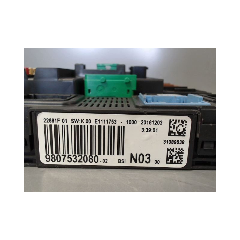 BOITIER GESTION HABITACLE PEUGEOT 208