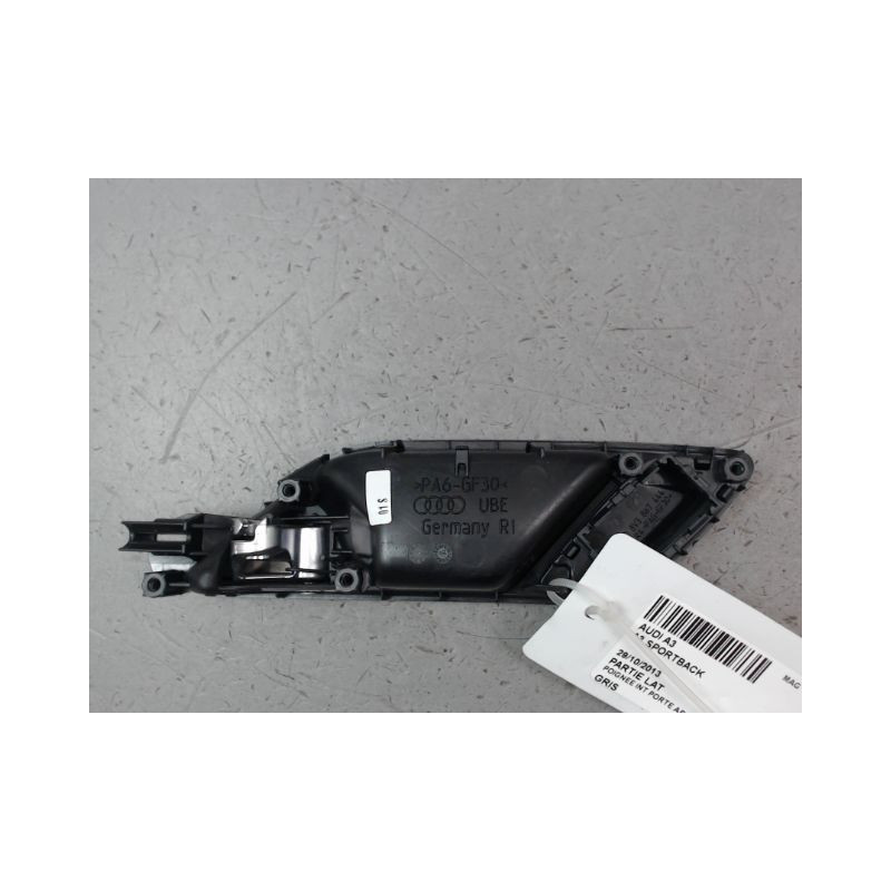 POIGNEE INTERIEURE PORTE ARRIERE DROIT AUDI A3 SPORTBACK