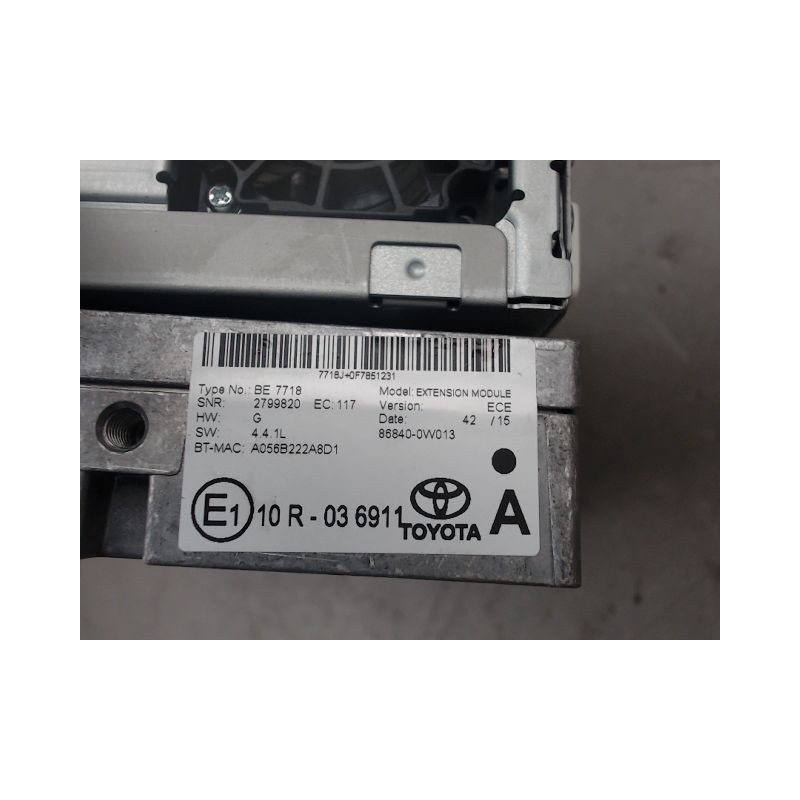 AUTORADIO TOYOTA AURIS