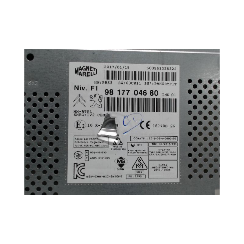 ECRAN GPS CITROEN BERLINGO