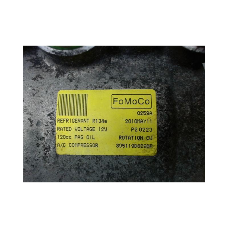 COMPRESSEUR AIR CONDITIONNE FORD FIESTA 2008-