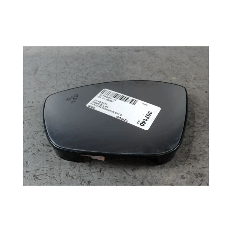 GLACE RETROVISEUR EXT G CITROEN C3 2009-