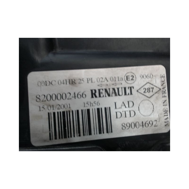 PHARE DROIT RENAULT LAGUNA