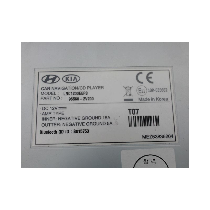 ECRAN GPS HYUNDAI VELOSTER