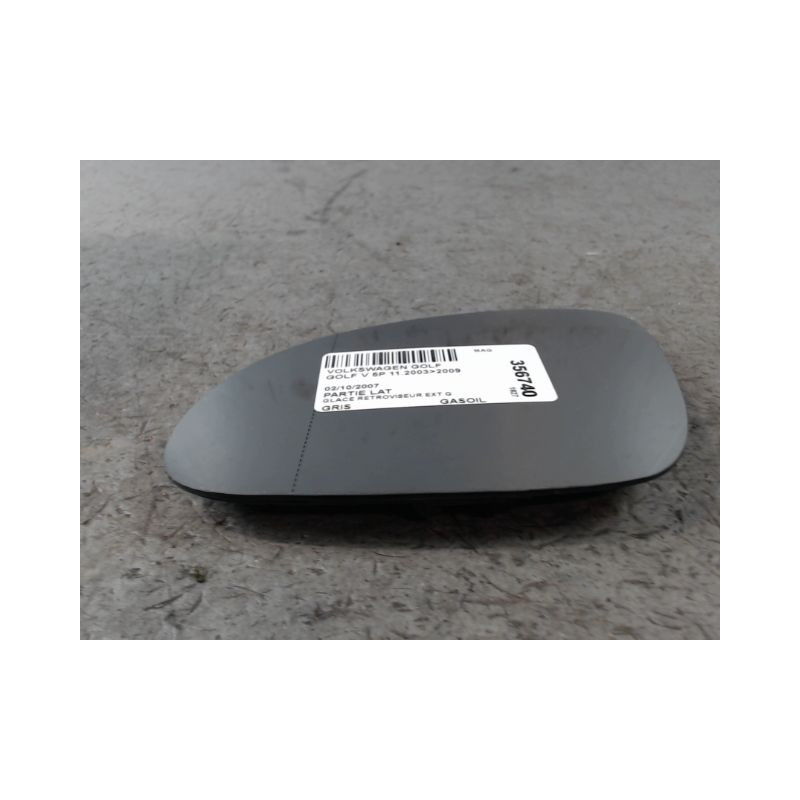 GLACE RETROVISEUR EXT G VOLKSWAGEN GOLF V 2003-2009