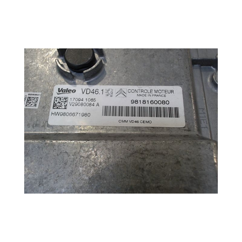 CALCULATEUR MOTEUR CITROEN BERLINGO