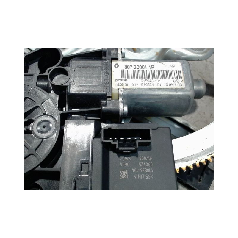 MECANISME+MOTEUR LEVE-GLACE AVANT DROIT RENAULT SCENIC III 2009-