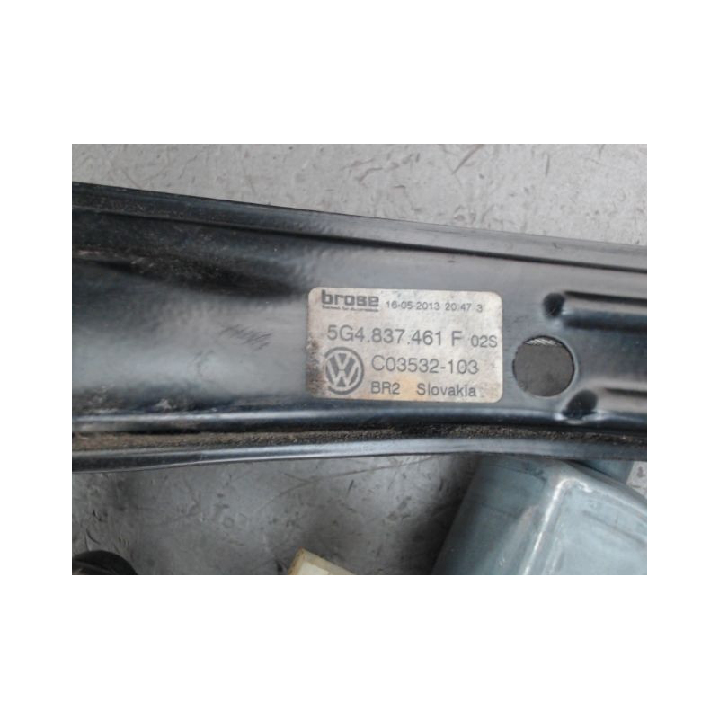 MECANISME LEVE-GLACE AVANT GAUCHE VOLKSWAGEN GOLF