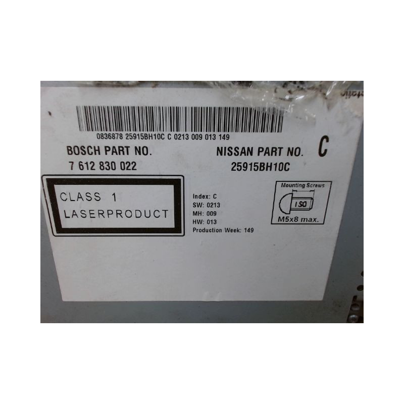 ECRAN GPS NISSAN QASHQAI