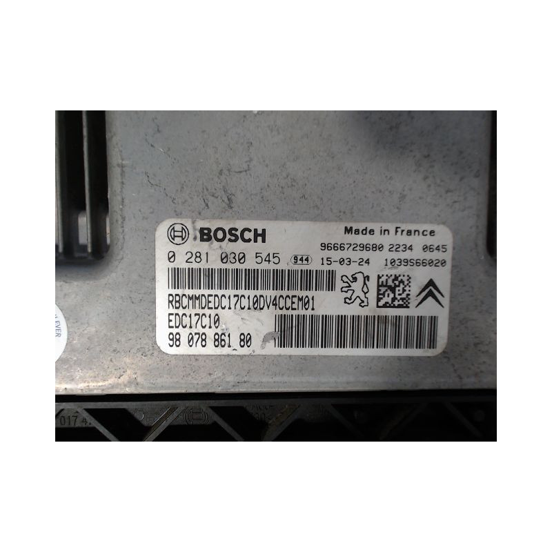 CALCULATEUR MOTEUR CITROEN C3