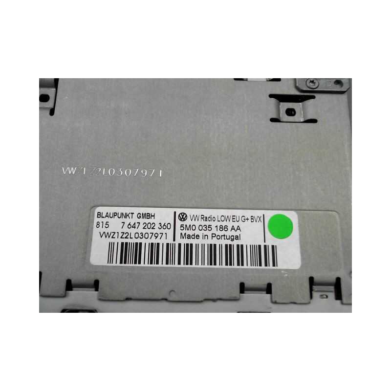 AUTORADIO VOLKSWAGEN POLO V Phase 1 (6R) 2009-...
