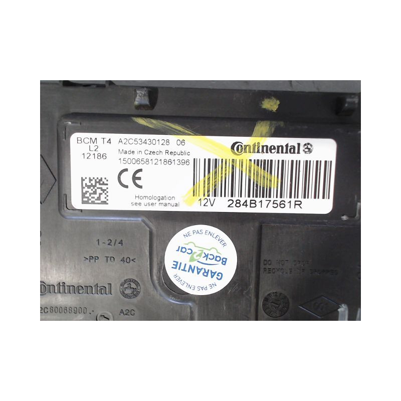 BOITIER GESTION HABITACLE DACIA LODGY