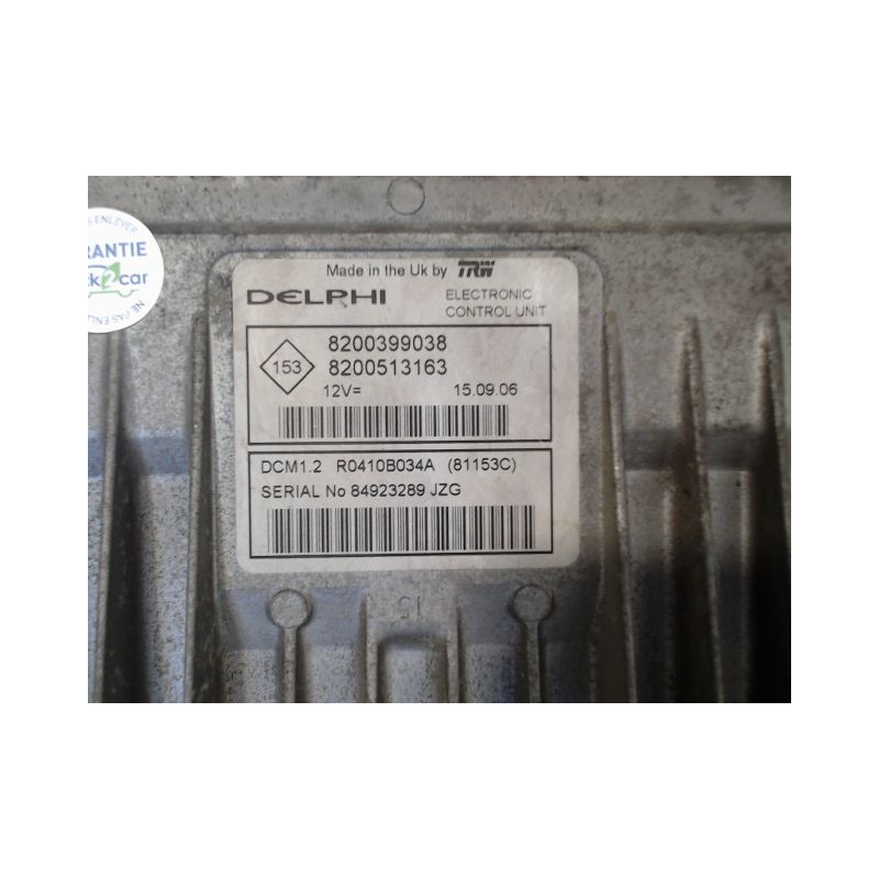 CALCULATEUR MOTEUR RENAULT CLIO