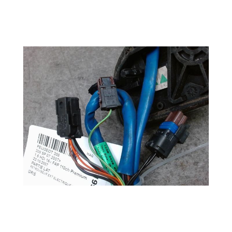RETROVISEUR EXTERIEUR ELECTRIQUE DROIT PEUGEOT 308 2007-