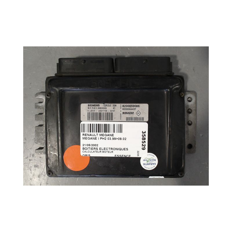 CALCULATEUR MOTEUR RENAULT MEGANE I PH2 99-02