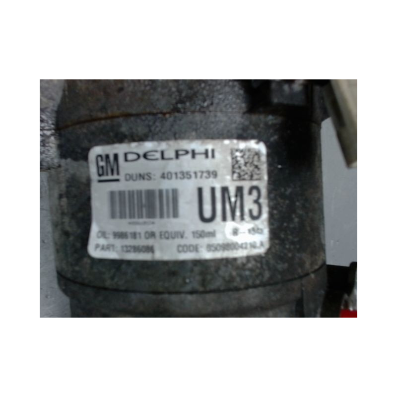 COMPRESSEUR AIR CONDITIONNE OPEL ZAFIRA