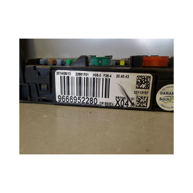 BOITIER GESTION HABITACLE CITROEN C3 2009-