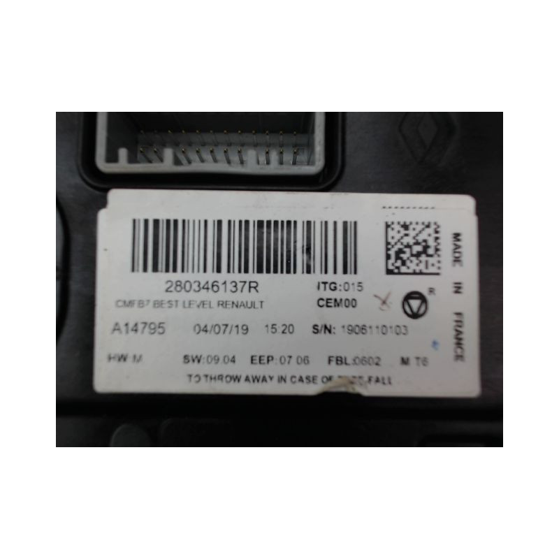 ECRAN GPS RENAULT CLIO IV Phase 1 2012-...