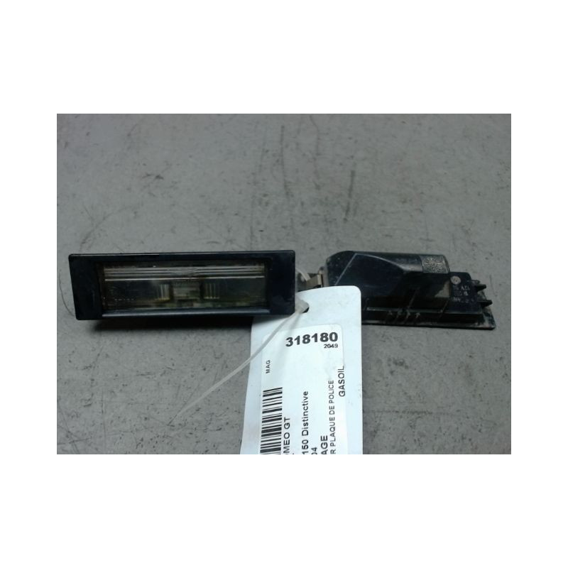 ECLAIREUR PLAQUE DE POLICE ALFA ROMEO ALFA GT