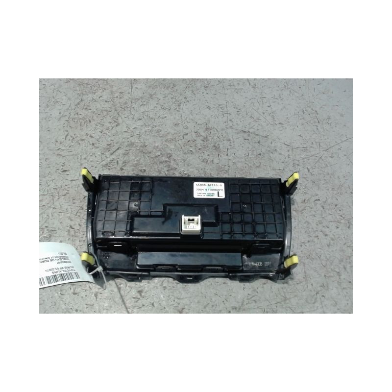 COMMANDE DE CHAUFFAGE TOYOTA AURIS 2007-