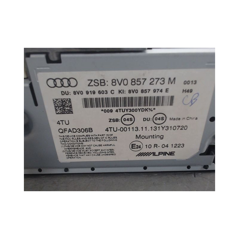 ECRAN GPS AUDI A3