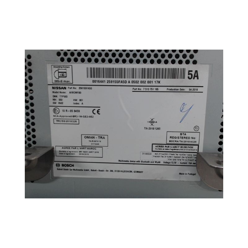 ECRAN GPS NISSAN MICRA