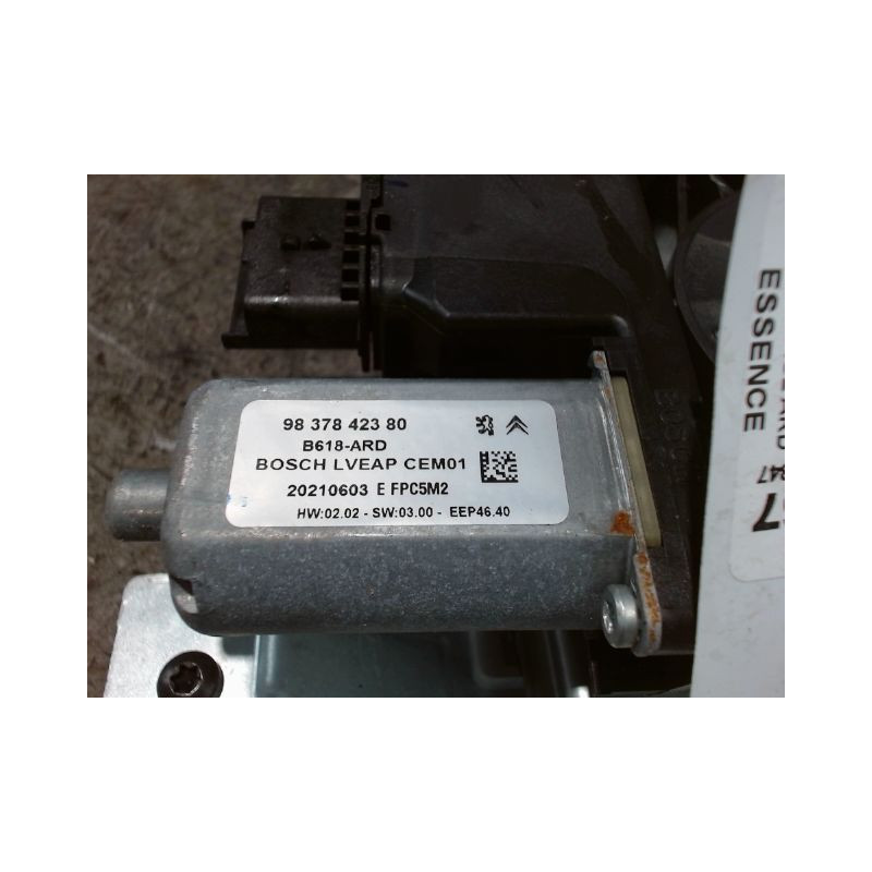 MECANISME+MOTEUR LEVE-GLACE ARRIERE DROIT CITROEN C3 2009-