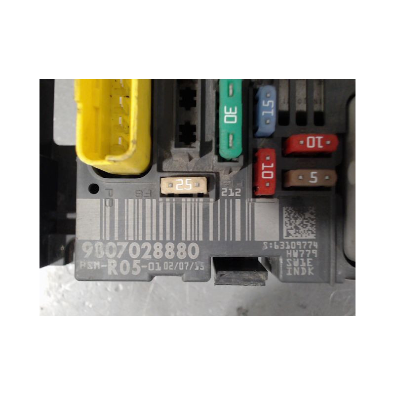 BOITE A FUSIBLES CITROEN BERLINGO FG II Phase 2 (B9) 2012-2015