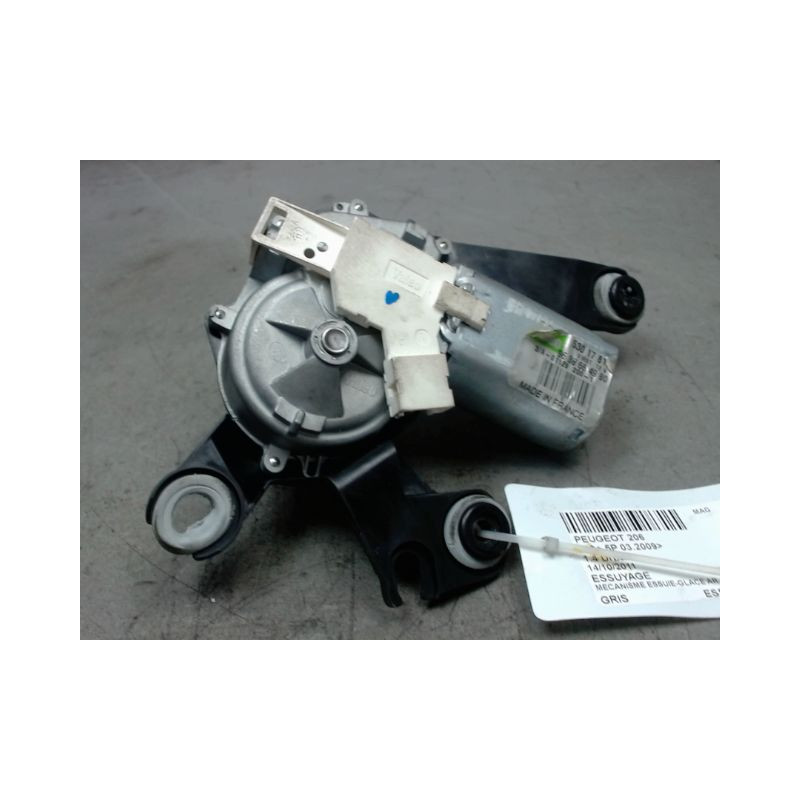 MECANISME ESSUIE-GLACE ARRIERE PEUGEOT 206+ 2009-