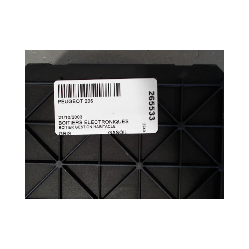 BOITIER GESTION HABITACLE PEUGEOT 206