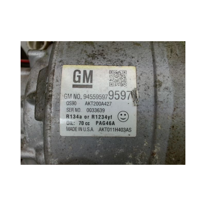 COMPRESSEUR AIR CONDITIONNE OPEL MOKKA