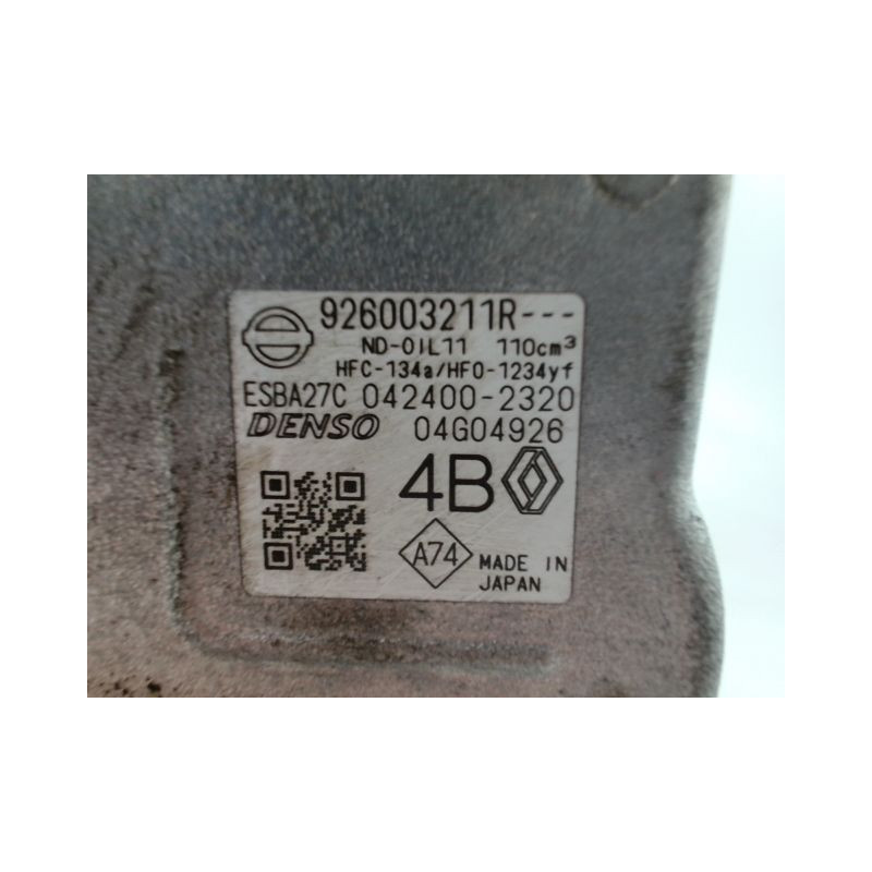 COMPRESSEUR AIR CONDITIONNE RENAULT CLIO