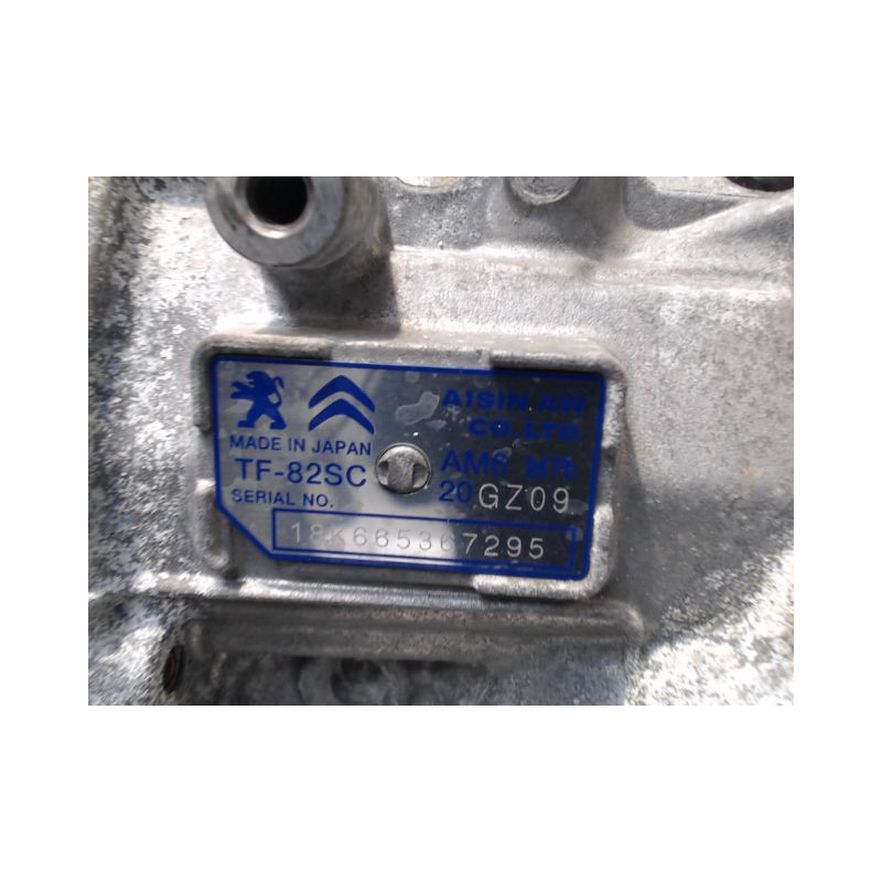 BOITE A VITESSE AUTOMATIQUE CITROEN JUMPY TOLE LONG 2007- 2.0 BlueHDi 180