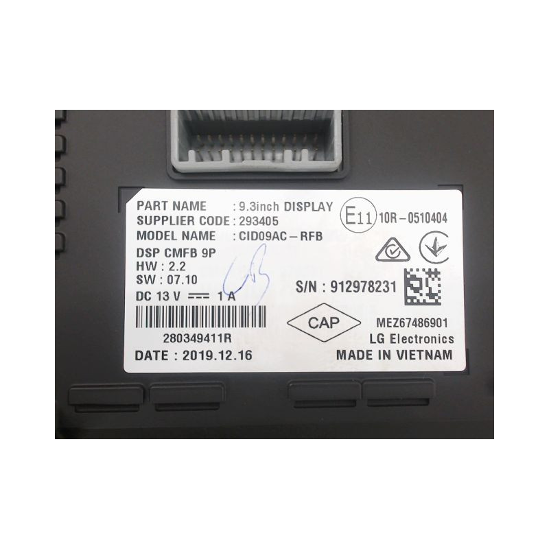 ECRAN GPS RENAULT CLIO