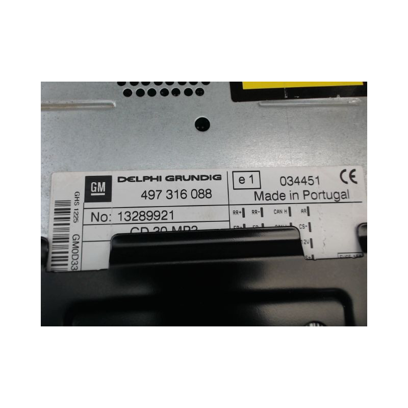 AUTORADIO OPEL CORSA